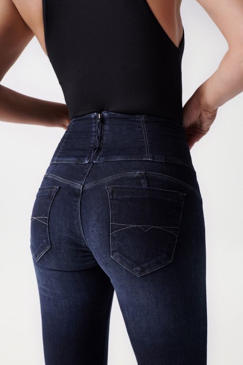 Jeans Diva, Skinny, mit Schlankheitseffekt, Soft Touch