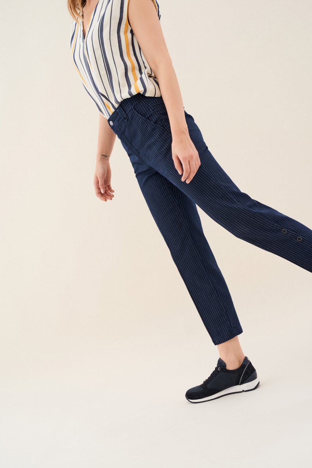 June jogger trousers in striped - Salsa