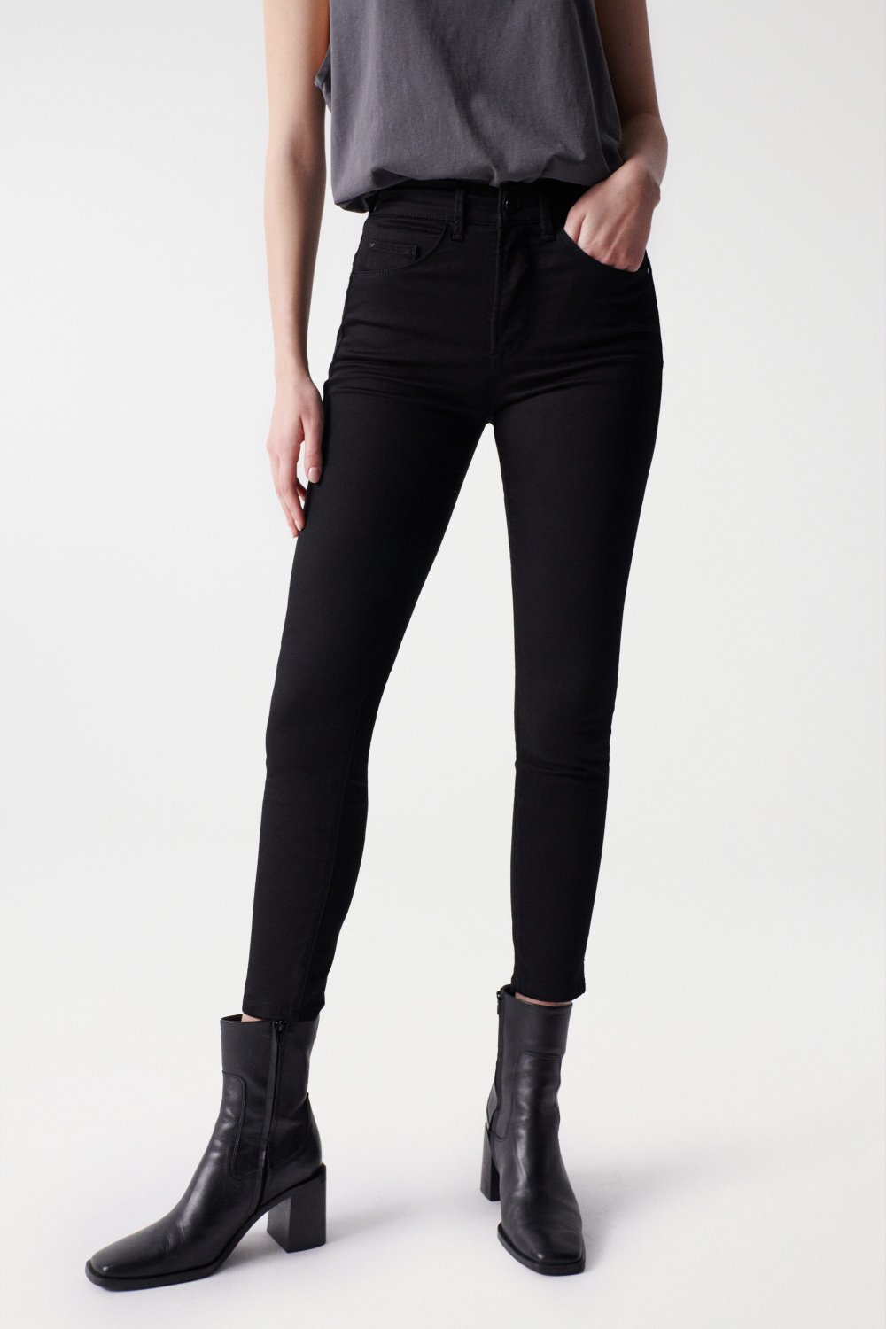 JEANS PUSH IN SECRET GLAMOUR CROPPED - Salsa