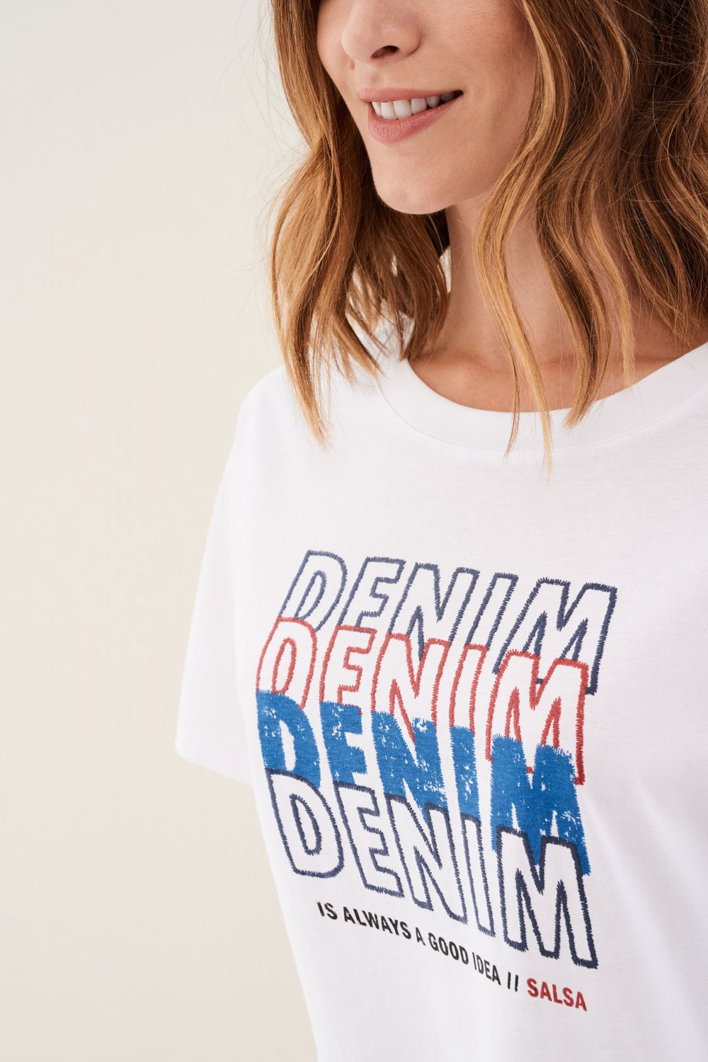 Camiseta estampado Denim - Salsa