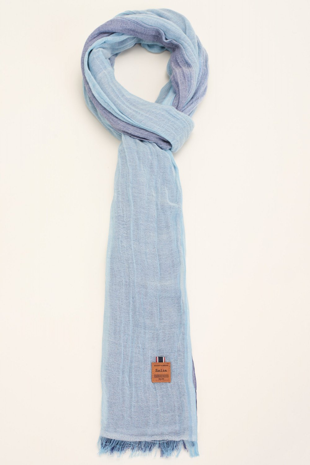 Blue-tone scarf - Salsa