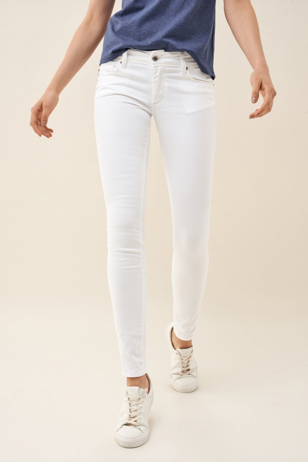 Push Up Wonder skinny true white jeans 