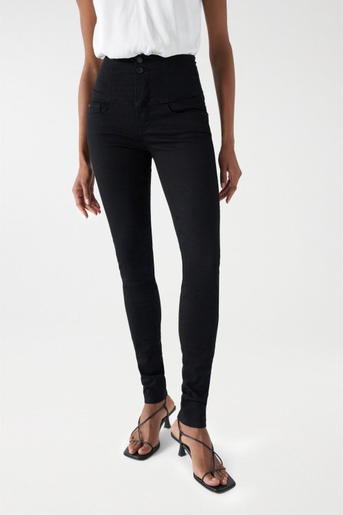 Diva slim fit slimming true black jeans
