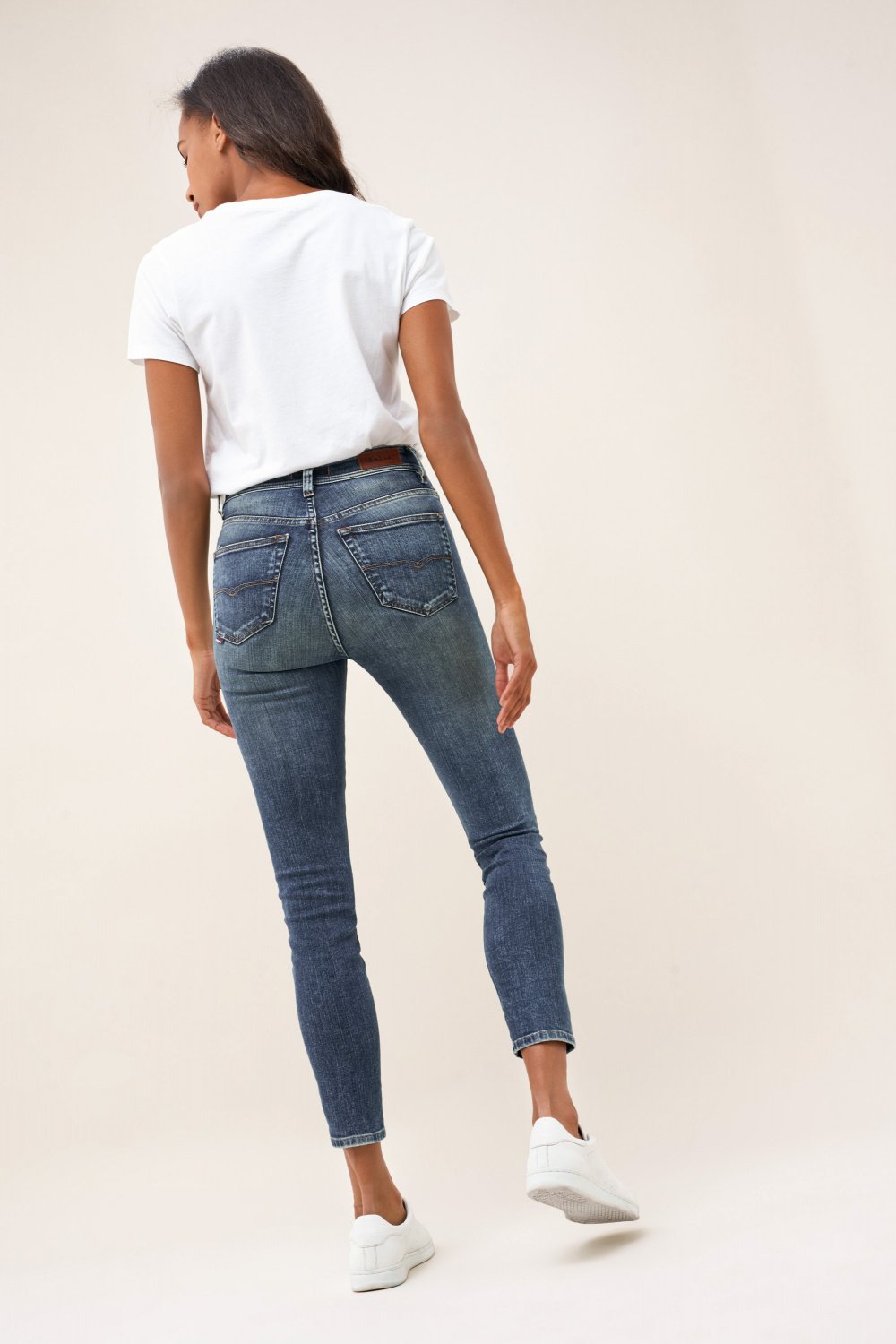 Jeans Elegant cropped délavage premium - Salsa
