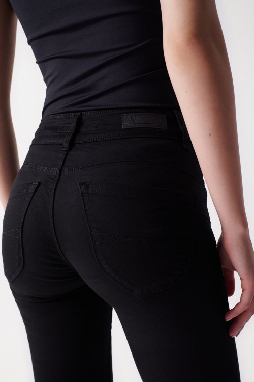 Push In Secret slim true black jeans