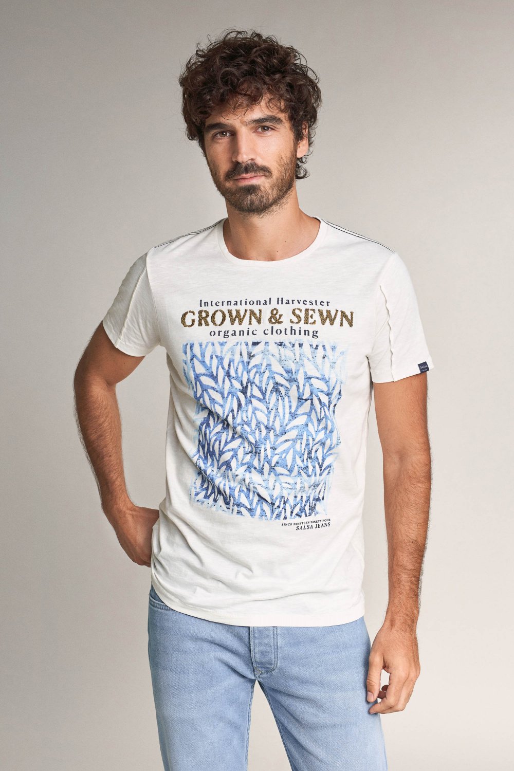 T-shirt em algodão com gráfico - Salsa
