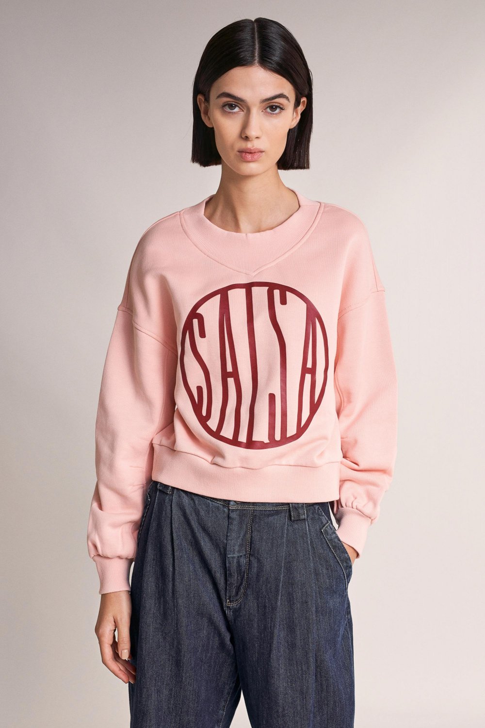 Sweatshirt, Oversize, mit Logo - Salsa