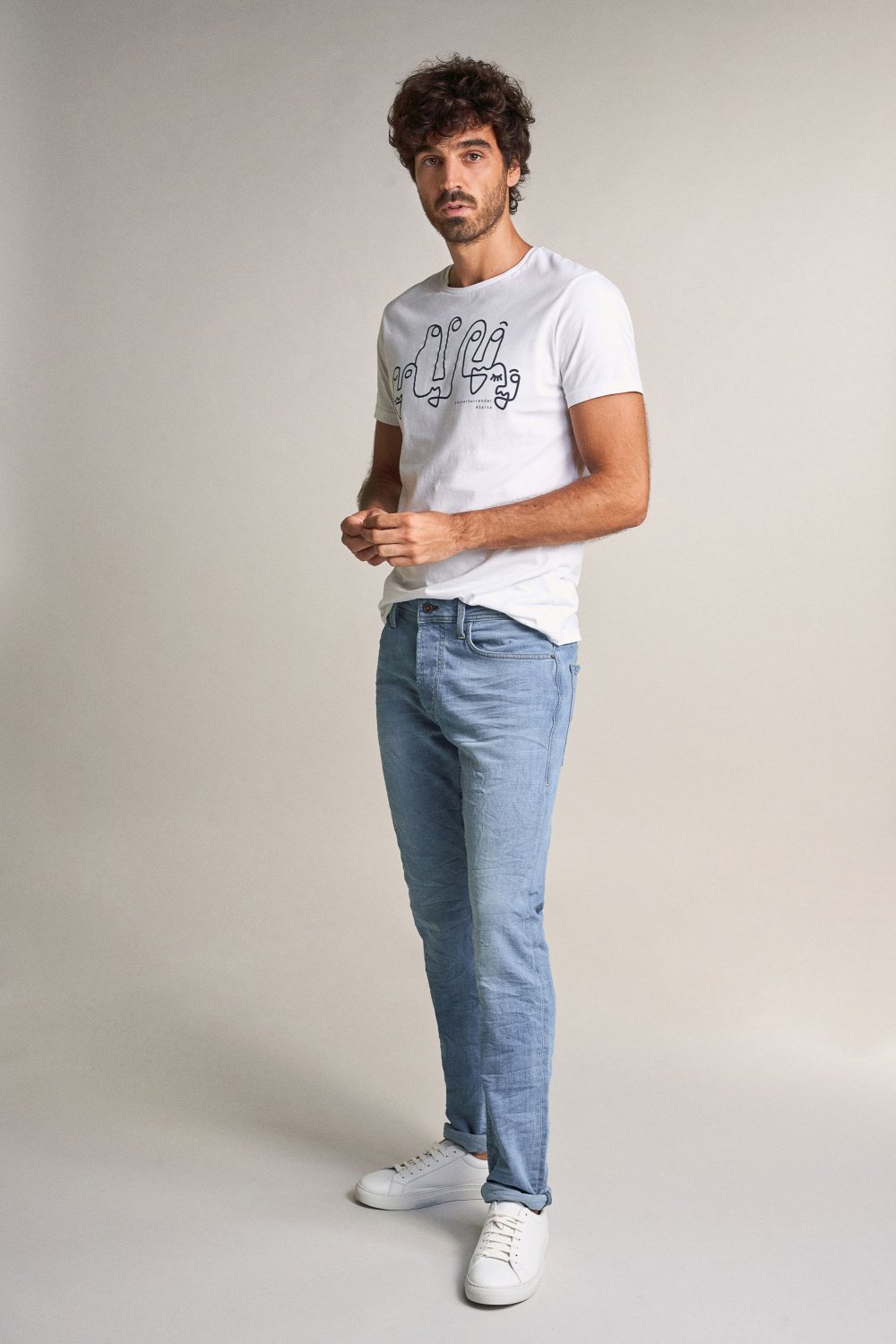 Jeans lima tapered #NeverSurrender Collezione solidale - Salsa