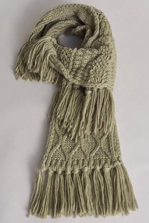 Bufanda tricotada étnica de punto irregular
