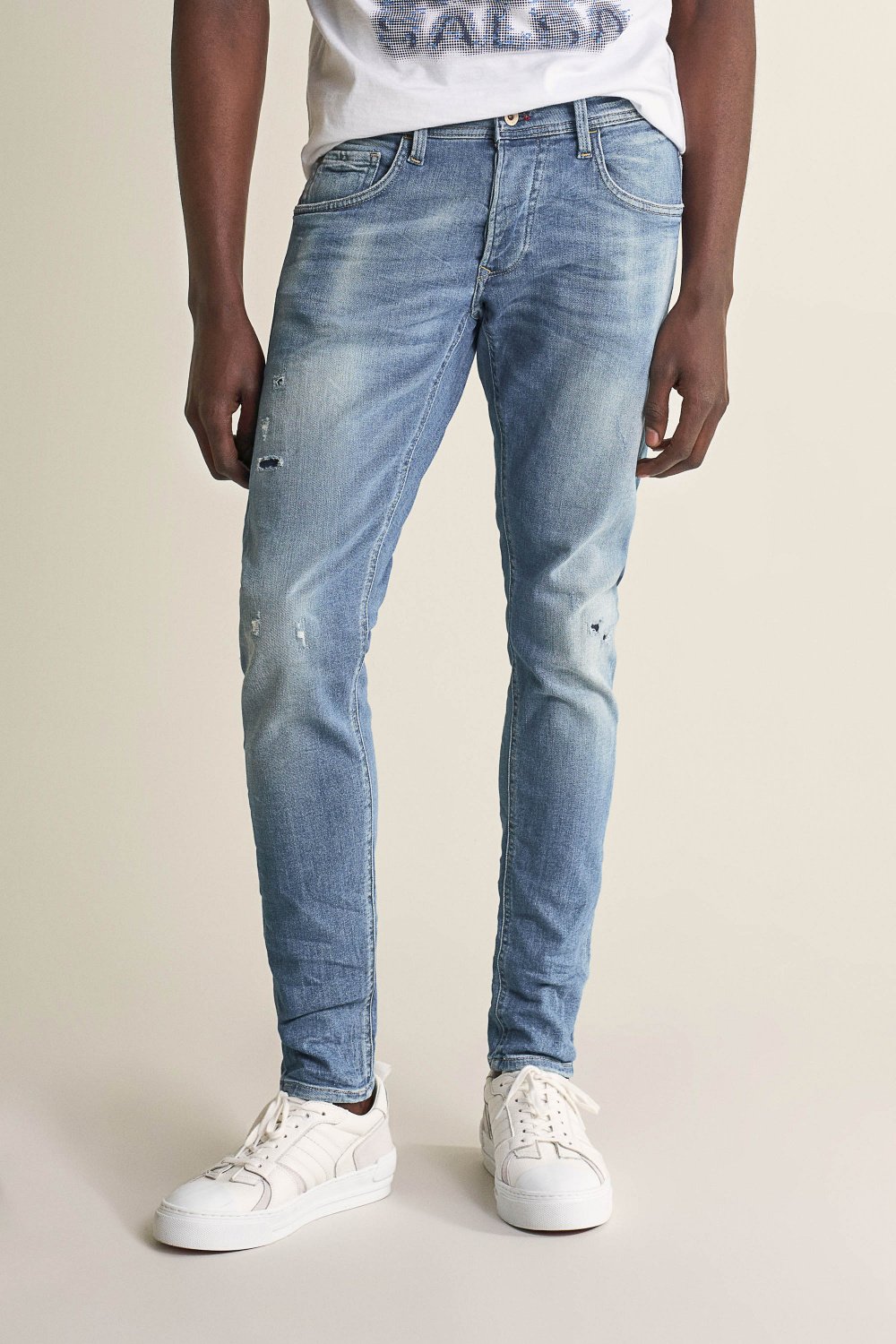 Clash skinny ready to go ripped jeans - Salsa