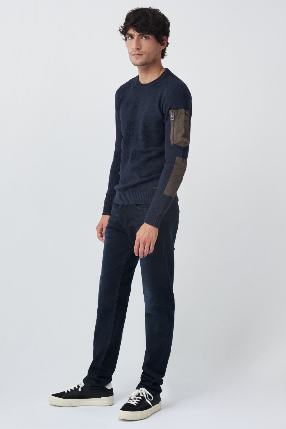 Fine sweater with pocket on the arm - Salsa