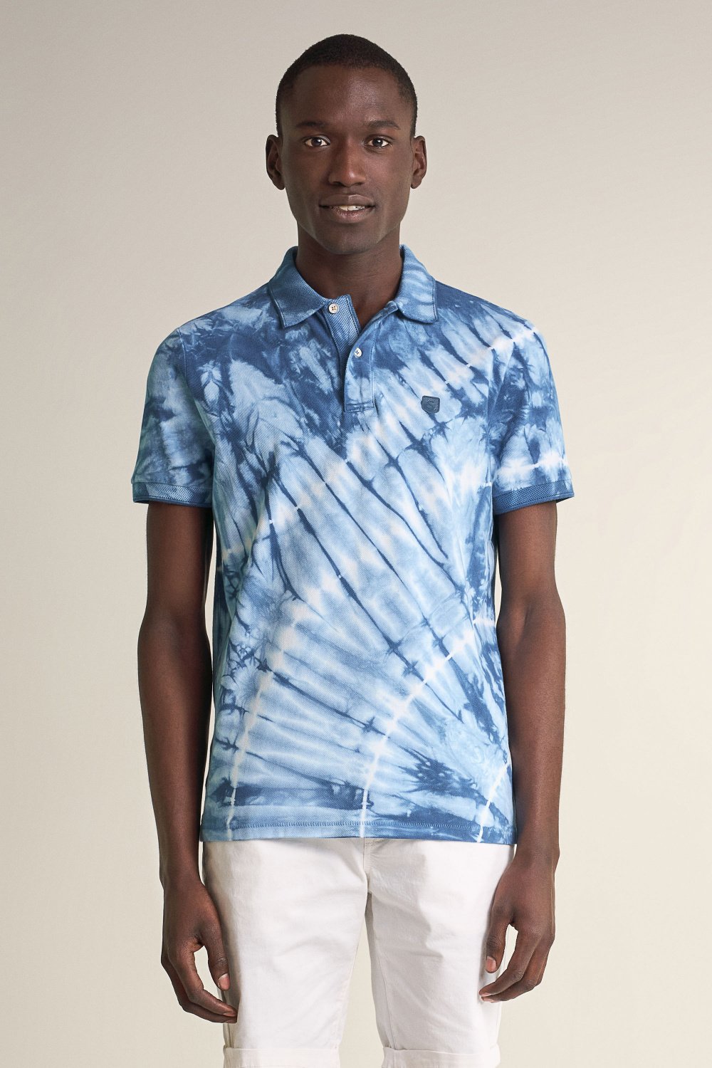 Regular fit polo with Tie dye effect - Salsa
