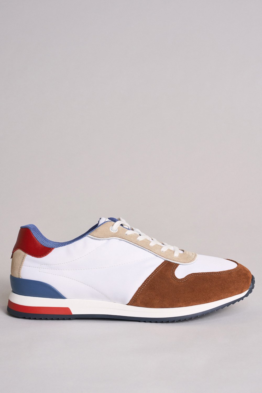 Suede trainers with side leather inserts - Salsa