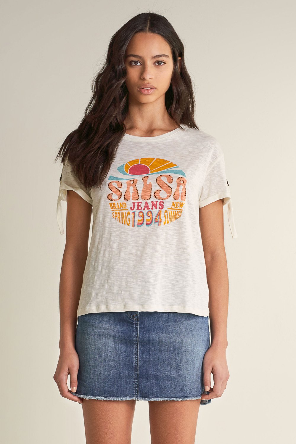 Salsa T-shirt Blu XS sconto 66% MODA DONNA Camicie & T-shirt T-shirt Jeans 