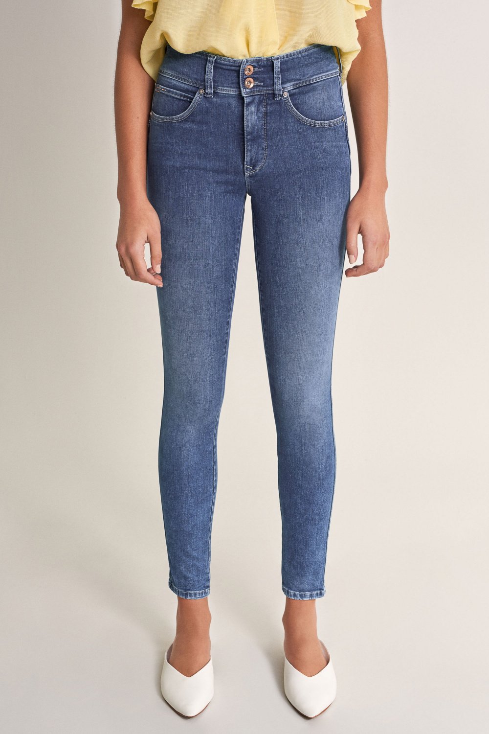 Salsa Jeans | Push in Secret soft touch skinny jeans with stitching details