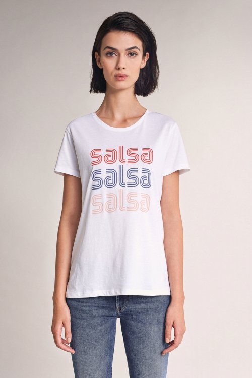 DAMEN Hemden & T-Shirts T-Shirt Casual Rot/Silber XS Salsa T-Shirt Rabatt 67 % 