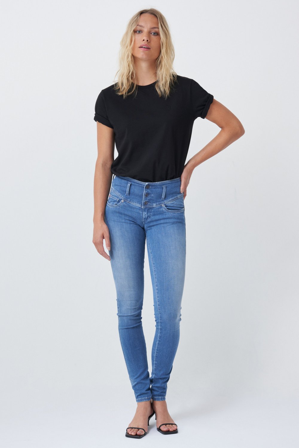 Push Up Mystery skinny soft touch jeans - Salsa