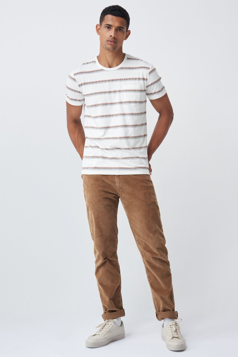 Striped pocket t-shirt - Salsa
