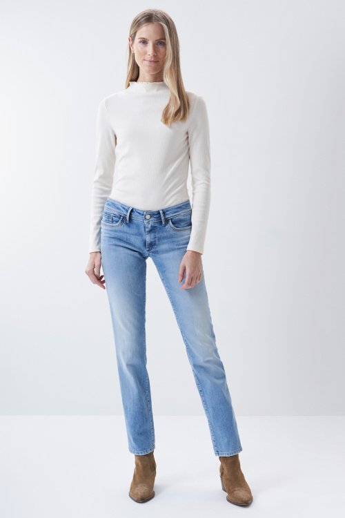 Slim Push Up Wonder jeans with embroidered detail
