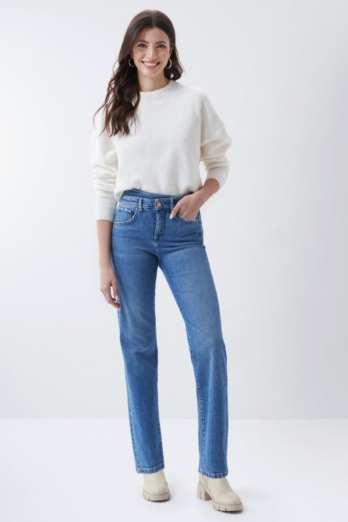 Push In Secret Glamour-Jeans, Straight