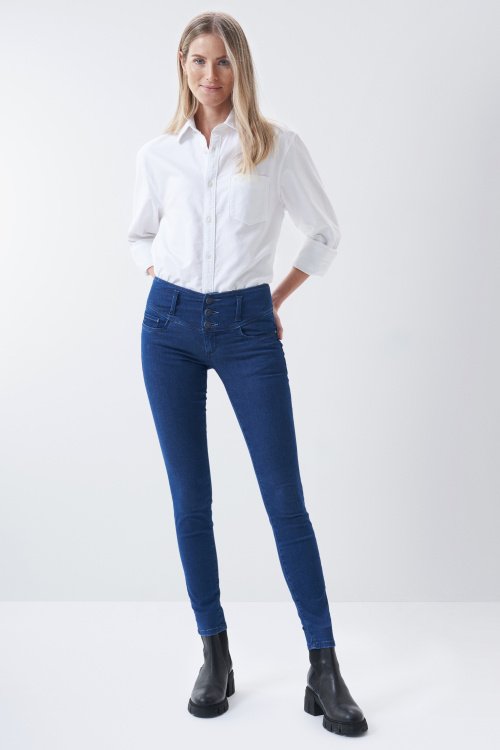 Soft touch skinny Push Up Mystery jeans