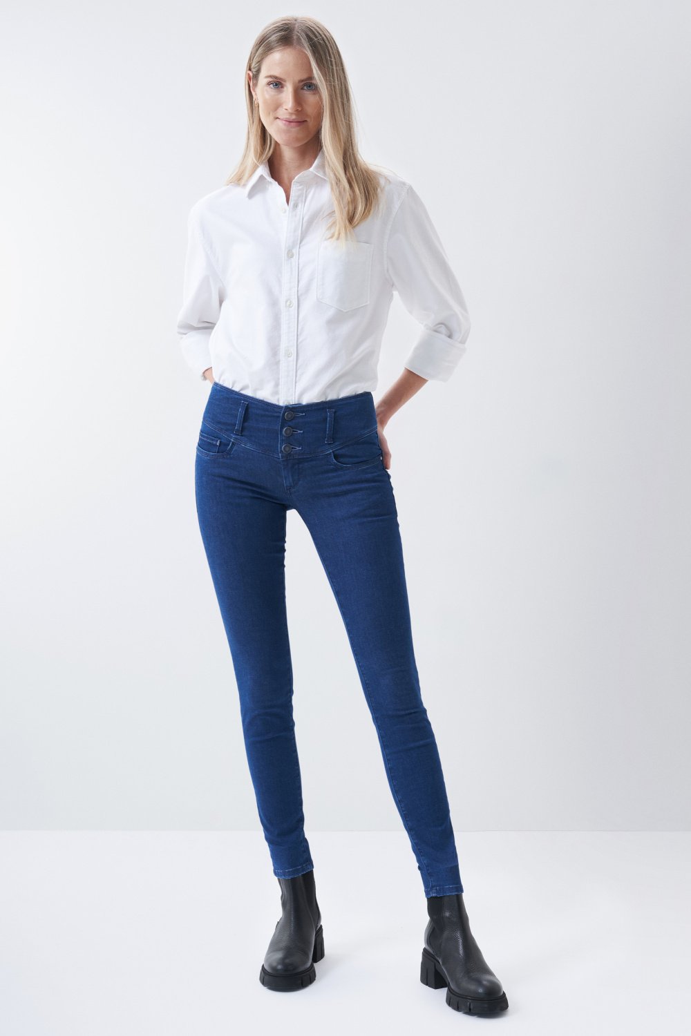 Soft touch skinny Push Up Mystery jeans - Salsa