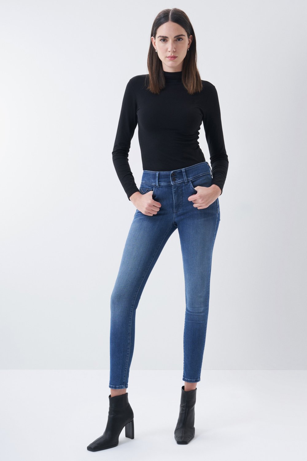 Push In Secret skinny jeans with detail on pocket - Salsa
