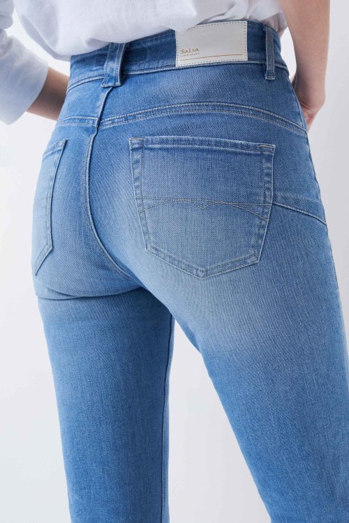 Helle flared Push In Secret Glamour-Jeans
