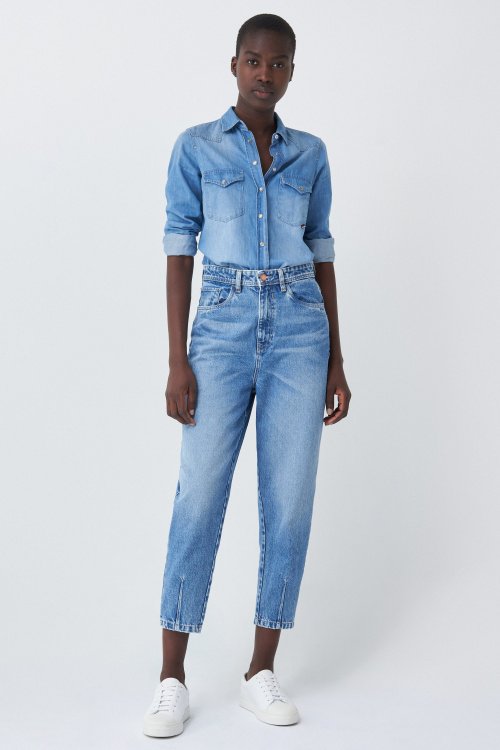 Baggy Cropped slim jeans