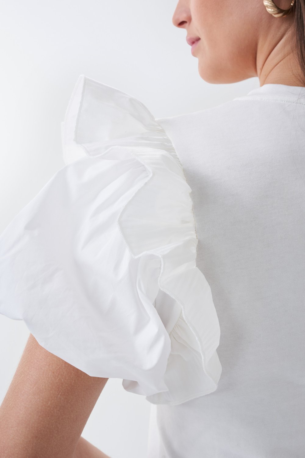 T-shirt with puff sleeves - Salsa