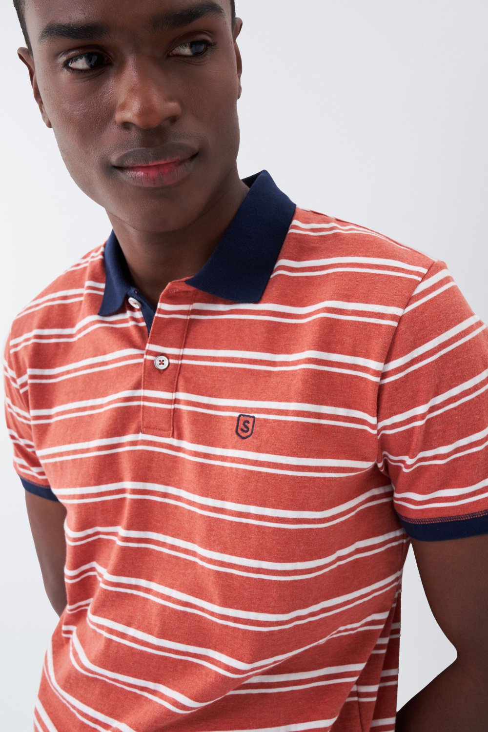 Polo Regular Fit à rayures all over - Salsa