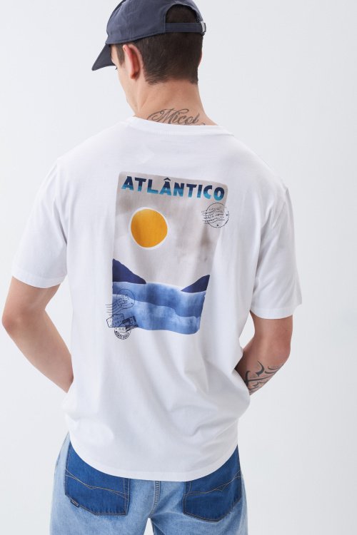 T-shirt with Atlântico graphic