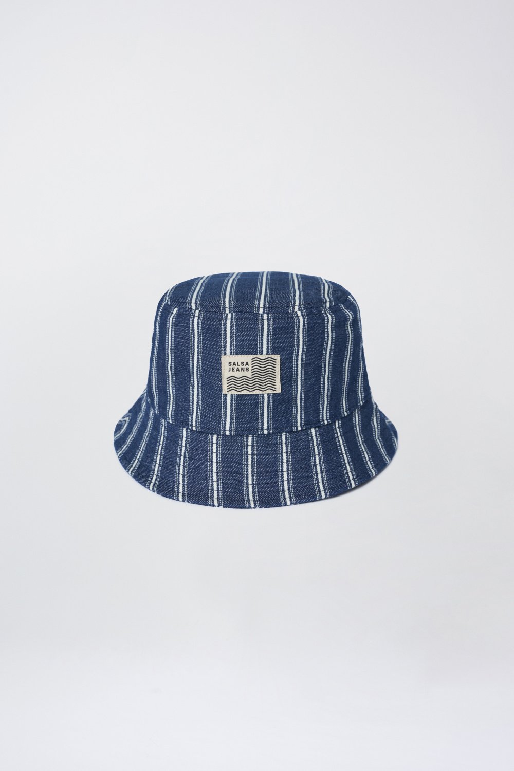 Denim hat with stripes - Salsa