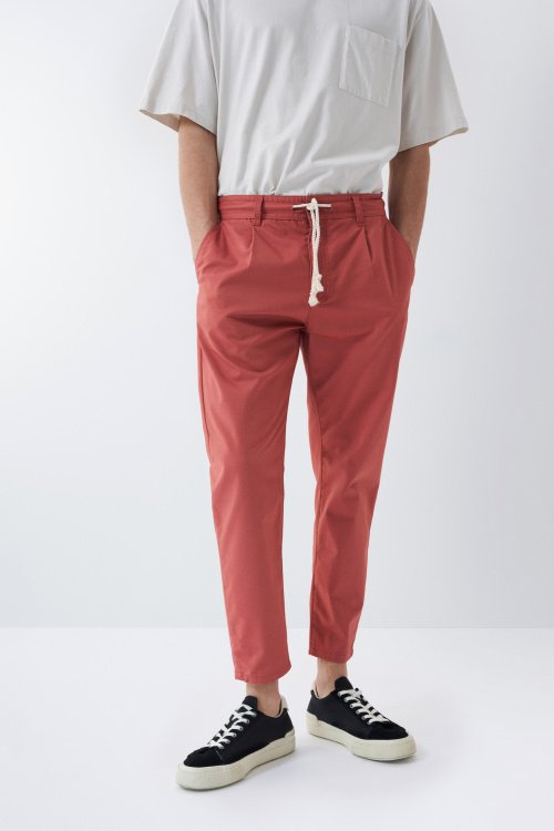 S-Repel tapered chinos