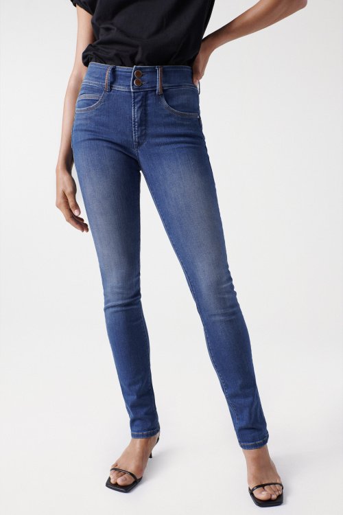 Slim Push In Secret jeans with Nappa belt loops