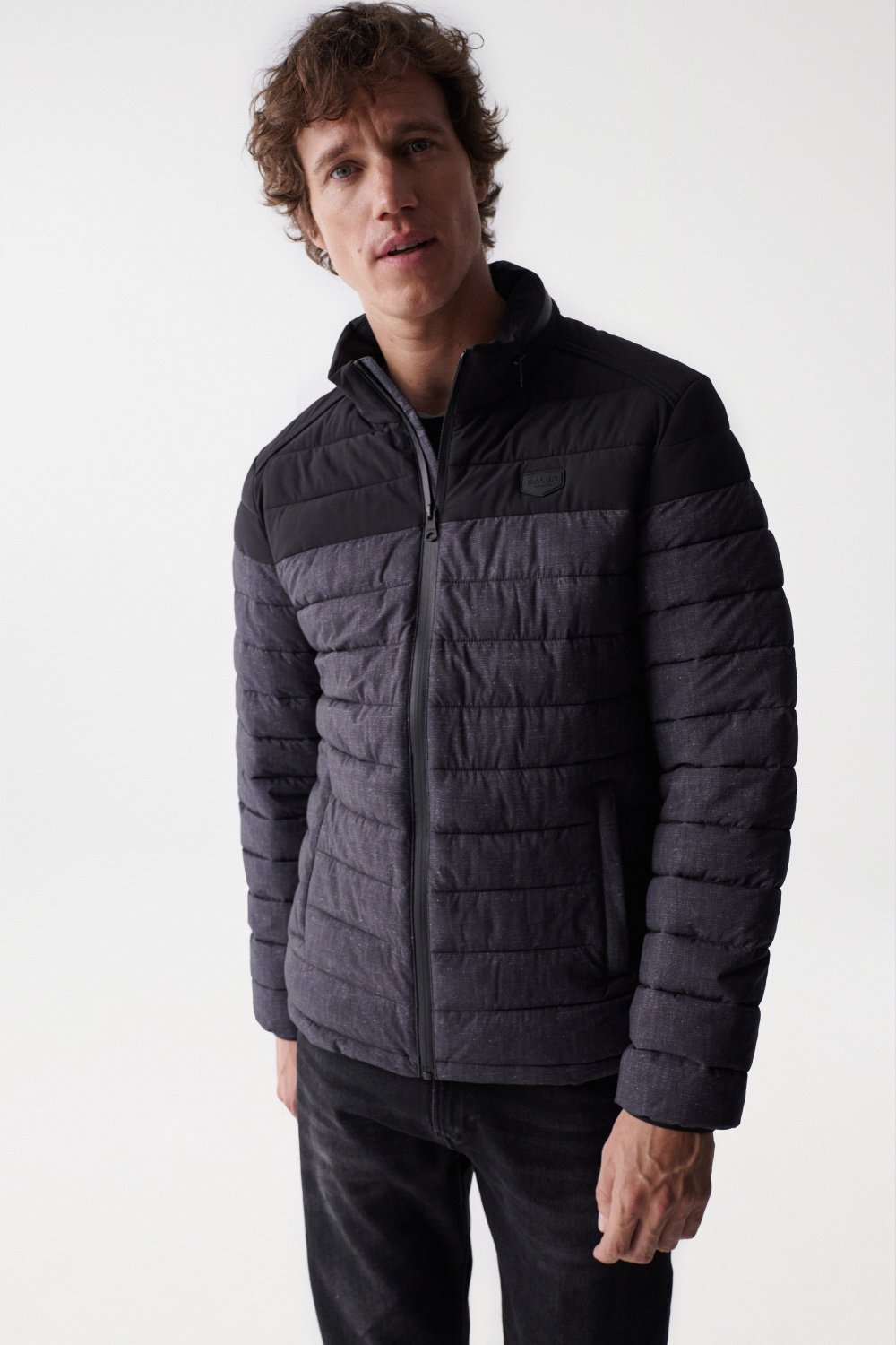 PADDED JACKET WITH COLOUR CONTRAST - Salsa