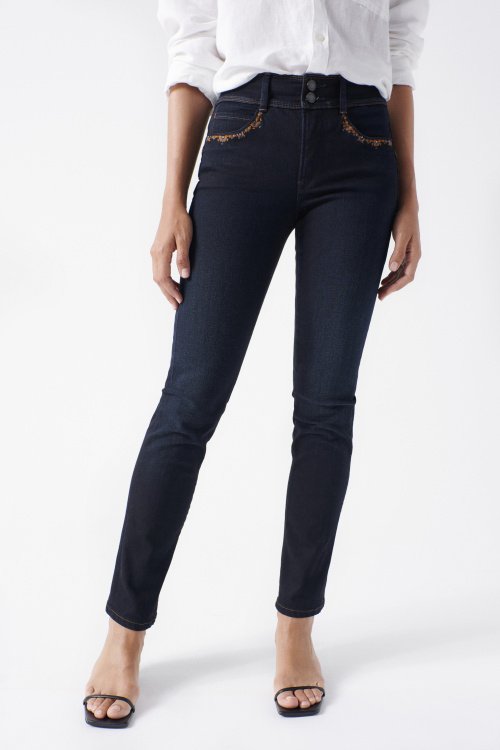 Slim Push In Secret Jeans with detail on the pocket