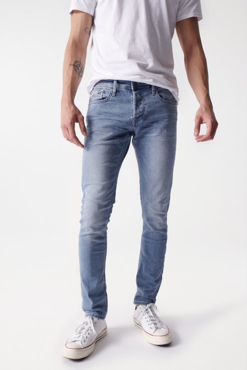 Soft denim skinny jeans