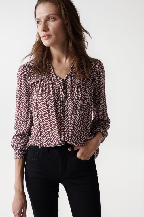 Print blouse