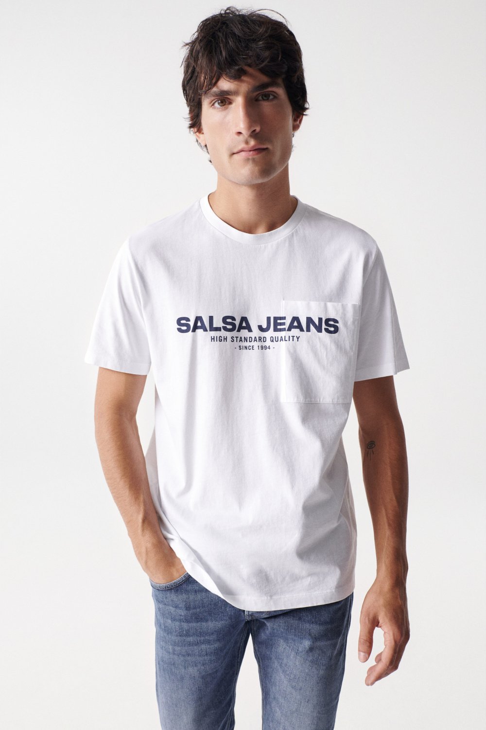 REGULAR T-SHIRT WITH SALSA NAME - Salsa