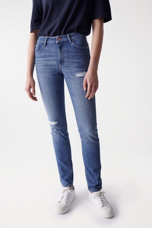 Push Up Destiny jeans with rips