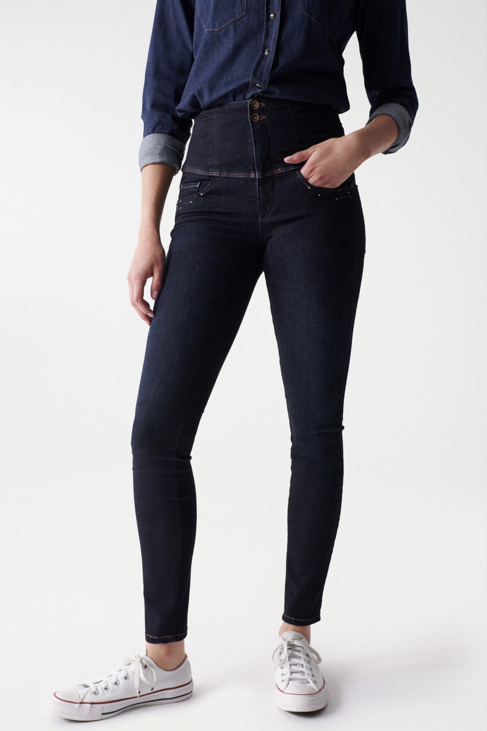 Diva skinny jeans with pocket detail - Salsa