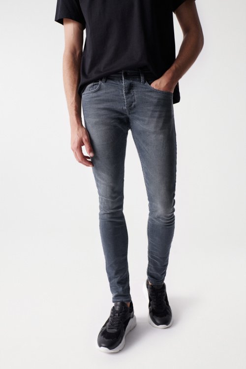 JEAN GRIS COUPE SKINNY