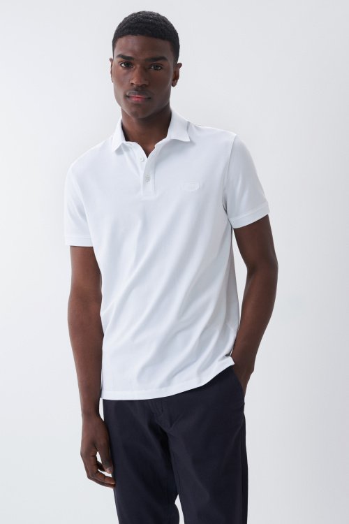 Polo shirt with Salsa name on the chest