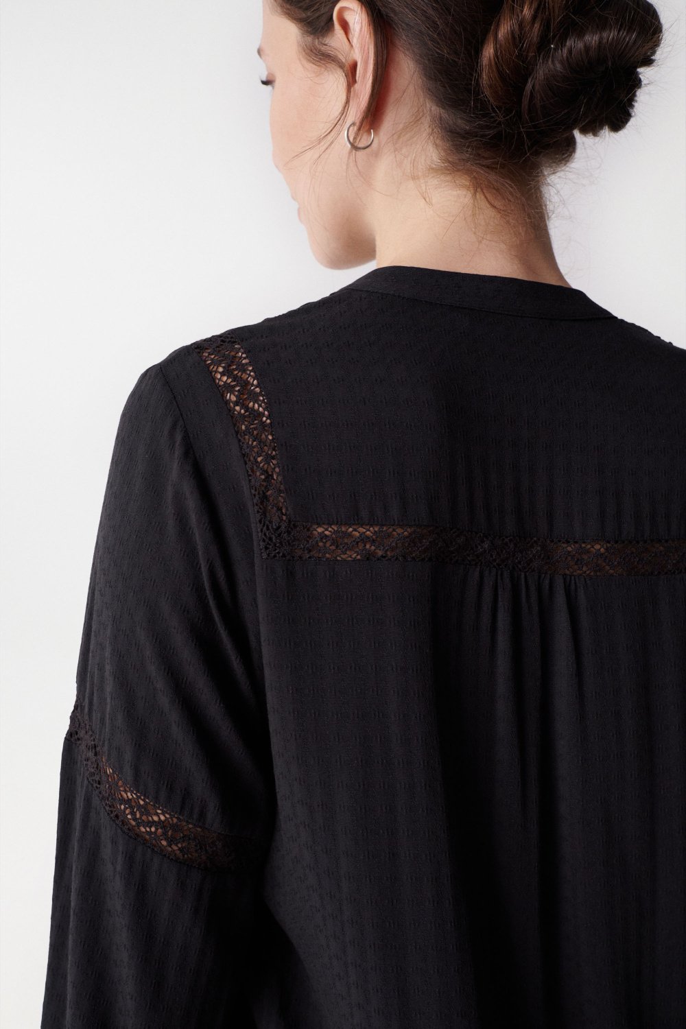 Blouse with lace detail - Salsa