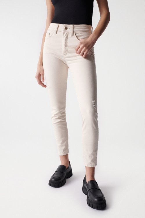 CROPPED SKINNY-JEANS