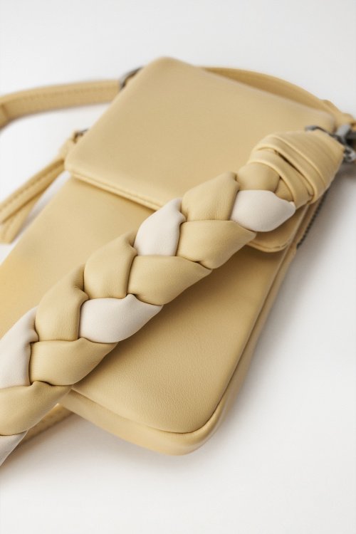 Mobile phone pouch with shoulder strap