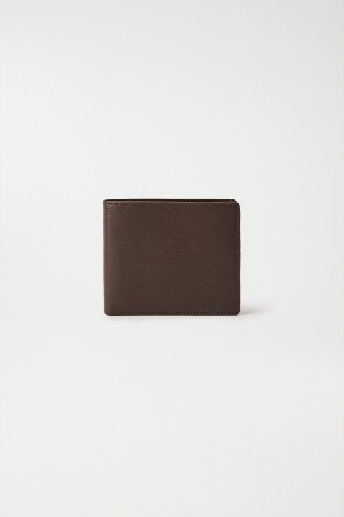 MEDIUM LEATHER WALLET AND COIN PURSE
