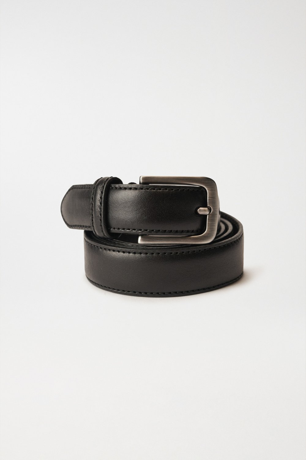 Black leather belt - Salsa