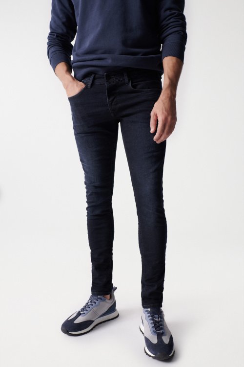Dark blue skinny jeans